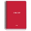AGENDA ESCOLAR DOHE26 26/27 BASIC ELEMENT TP A5 DP ROJO 52239